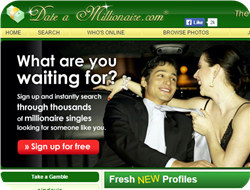 Date a millionaire logo